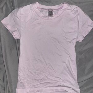 Aritzia Sunday Best Sinch Seamless Pink Top